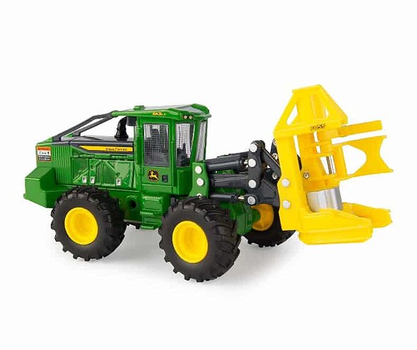 Miniatura Máquina Forestal John Deere Feller Buncher 843L-II 1/50 ERTL Prestige Collection