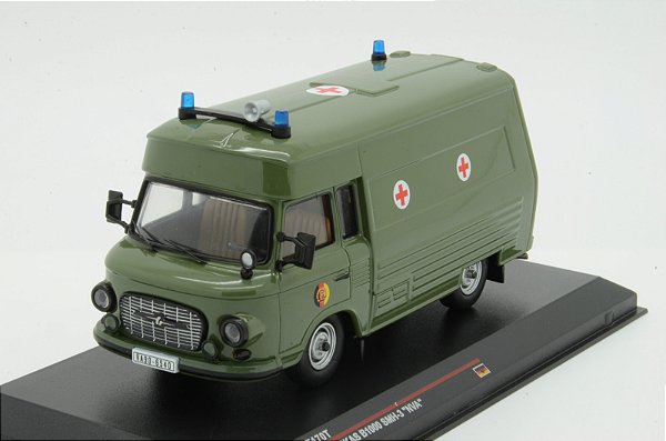 Miniatura Ambulância Barkas B1000 SMH-3 RDA 1/43 IST Models