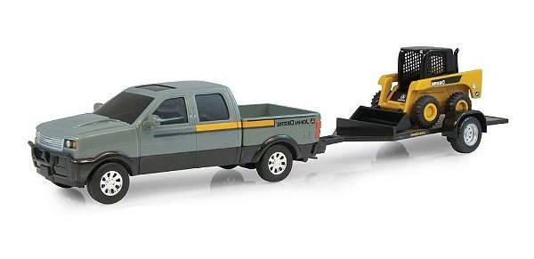 Miniatura Caminhonete/skid Loader Ertl John Deere