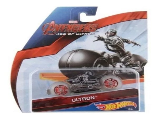 Miniatura Hot Wheels Moto Marvel Avengers Ultron
