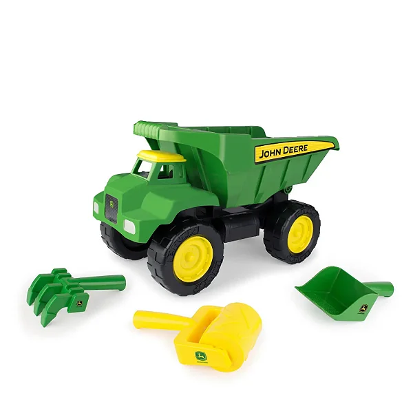 Caminhão John Deere De Mineração Para Criança Com Pá Areia