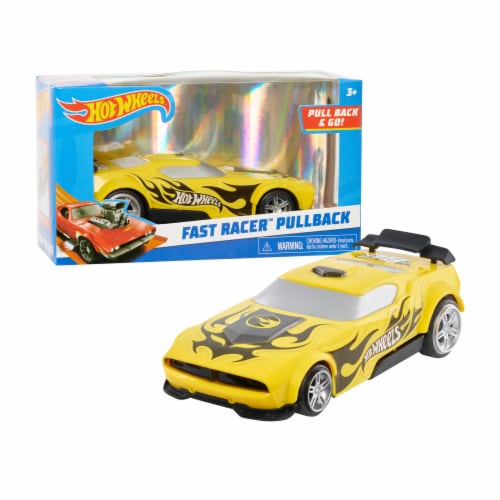 Veículo Hot Wheels Fast Racer Pullback Fast Fish - Brinquedo de Fricção
