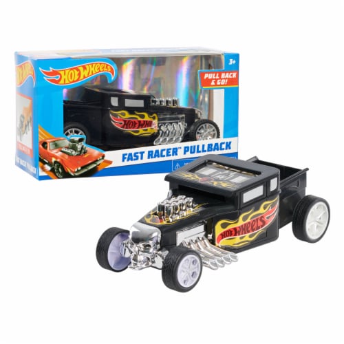 Miniatura Fricção Hot Wheels Fast Racer Pullback Bone Shaker
