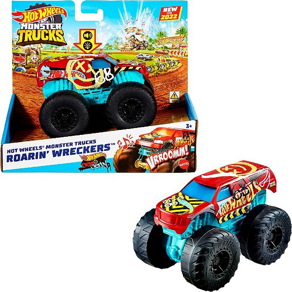Miniatura Hot Wheels Monster Truck Roarin Wreckers Demberloy