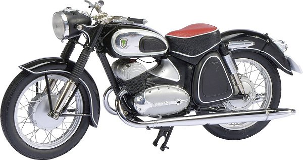 Miniatura Motocicleta DKW RT 350 1956-1958 1/10 Schuco Preta