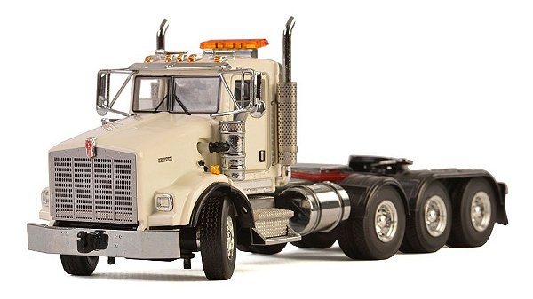 Miniatura Caminhão Kenworth T800 8x4 White USA Basic Line 1/50 WSI Models 33-2016