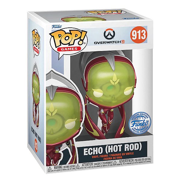 Funko Pop! Overwatch 2 Echo (Hot Rod) #913 - Exclusivo