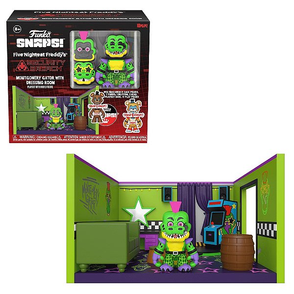 Funko Snaps Five Nights Freddys Montgomer Gator Room Playset