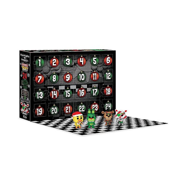 Calendário de Advento Funko Pocket Pop Five Nights AT Freddy's FNAF 2023 - 24 Figuras