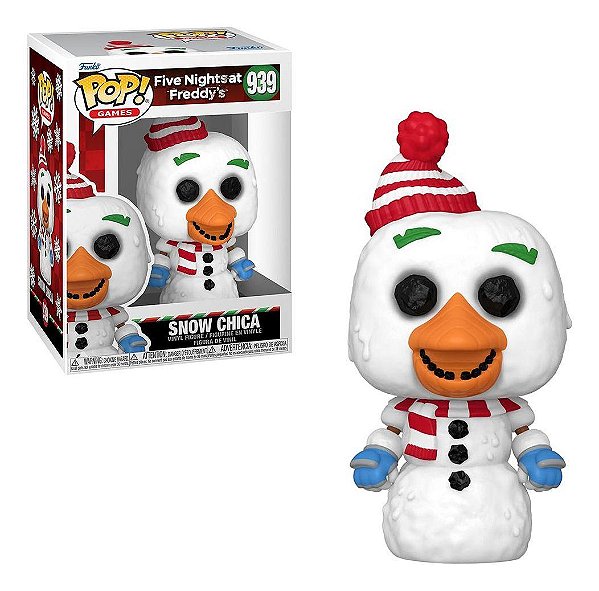 Funko Pop! FNAF Snow Chica #939 Five Nights at Freddy's Holiday