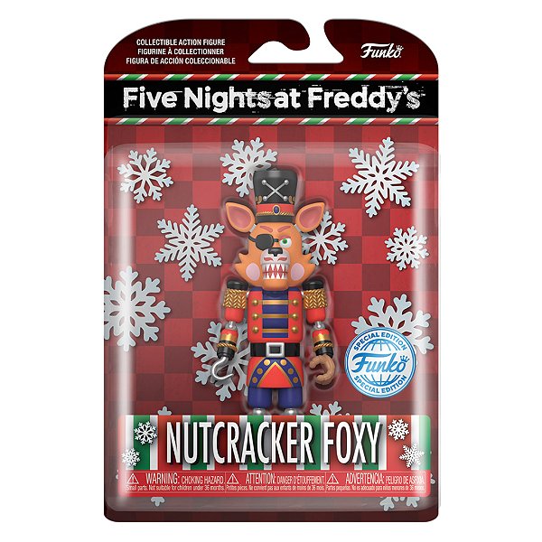 Funko Five Nights Action Figure FNAF Holiday Nutcracker Foxy