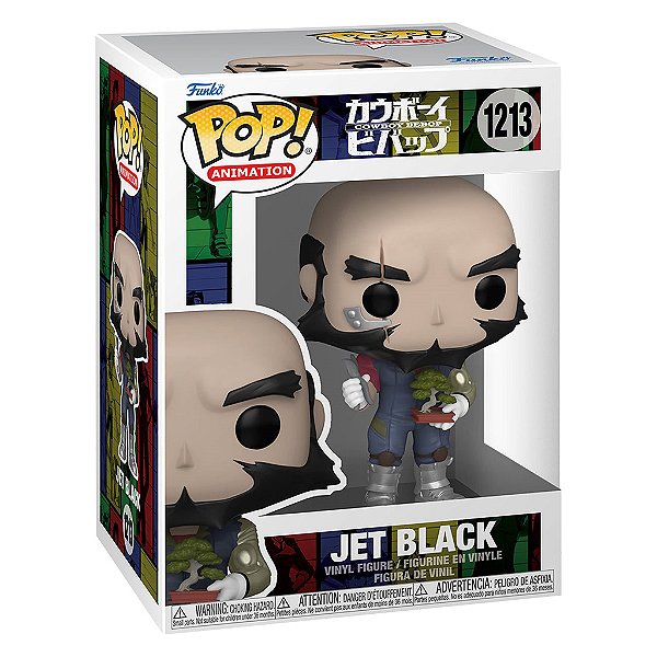 Funko Pop Cowboy Bebop Jet Black #1213 - Boneco de Vinil