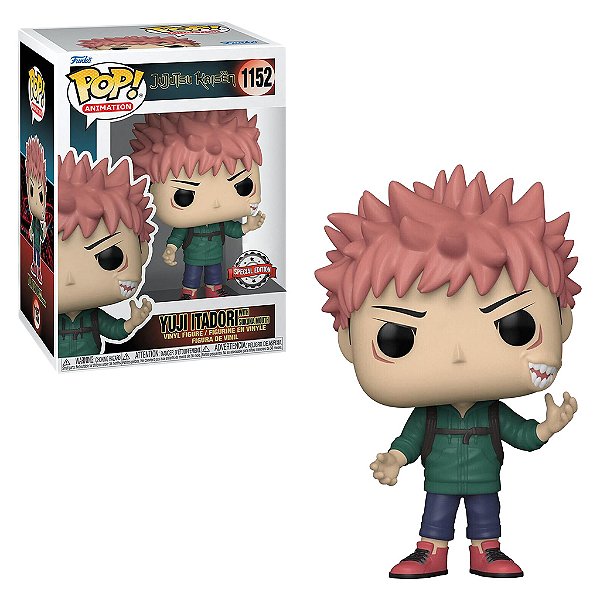 FUNKO POP JUJUTSU KAISEN YUJI ITADORI WITH SUKUNA MOUTH