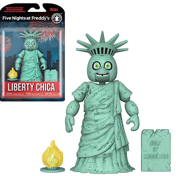 Boneco Articulado Funko Action Figure Five NightsLiberty Chica - Original