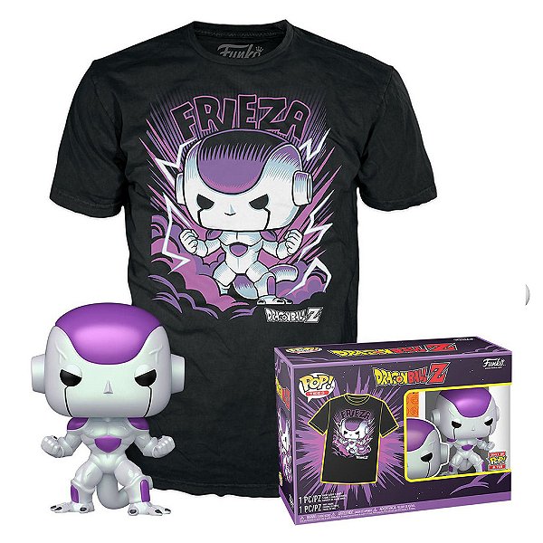 Kit Funko Pop! Dragon Ball Z Frieza #1244 + Camiseta Exclusiva