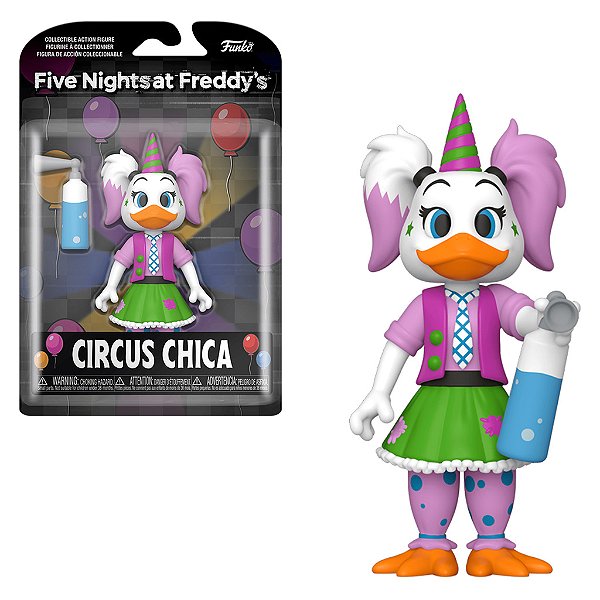 Boneco Funko Action Figure Five Nights Circus Chica #67622 - Original