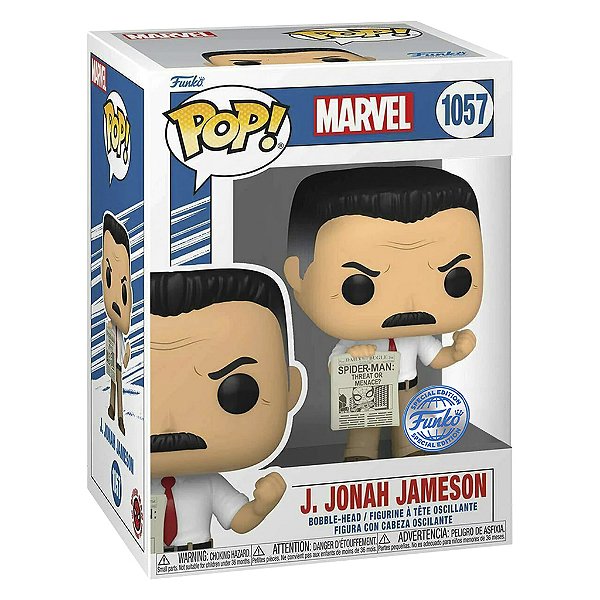 Funko Pop! Marvel Spider-Man J. Jonah Jameson #1057 - Original