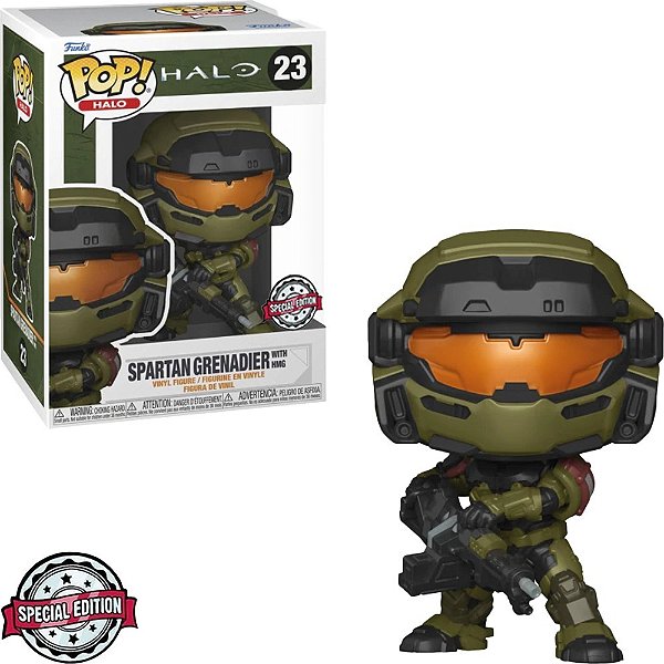 Funko Pop! Halo: Spartan Grenadier with HMG #23 - Exclusive Original