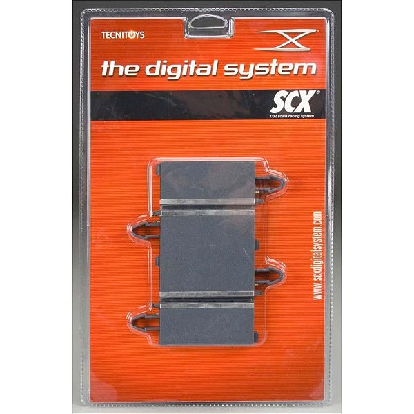 Par de Retas de Pista De Autorama SCX Escala 1/32 20250 para Pistas Analógicas