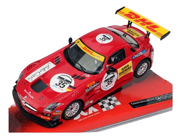 Carro de Autorama Slot Car SCX Mercedes-Benz SLS AMG GT3 - 1:32