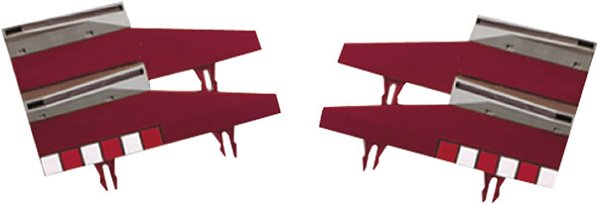 Borda de Afunilamento SCX 20050 para Autorama | Terminal de Acostamento 1/32