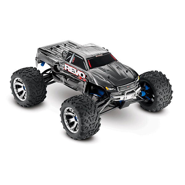 Automodelo Nitro Traxxas Revo 3.3 4WD com TSM e TQi | Monster Truck Profissional