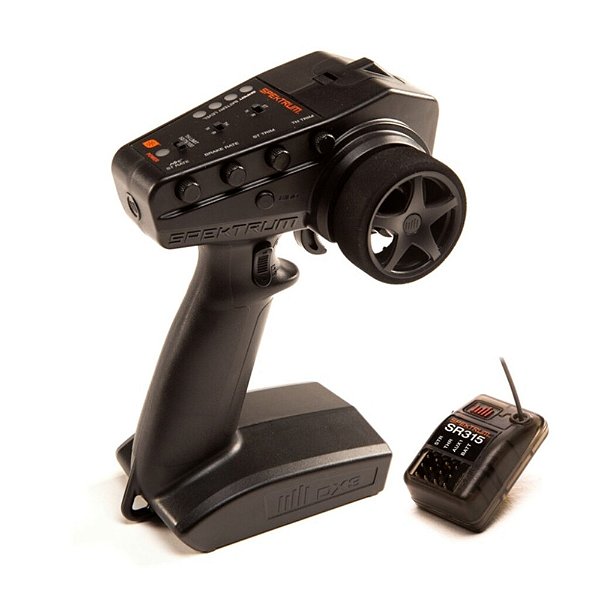 Rádio Controle Para Automodelo Spektrum 3CH DX3 SMART DSMR