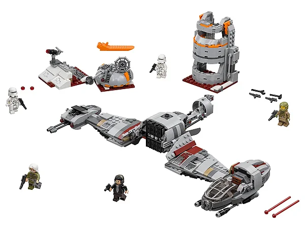 LEGO Star Wars Defense of Crait - 746 Peças Original 75202