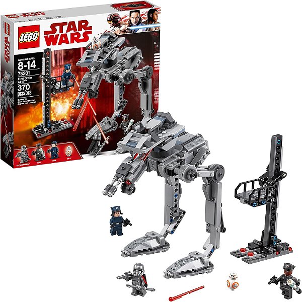 LEGO Star Wars First Order AT-ST - 370 Peças Original 75201