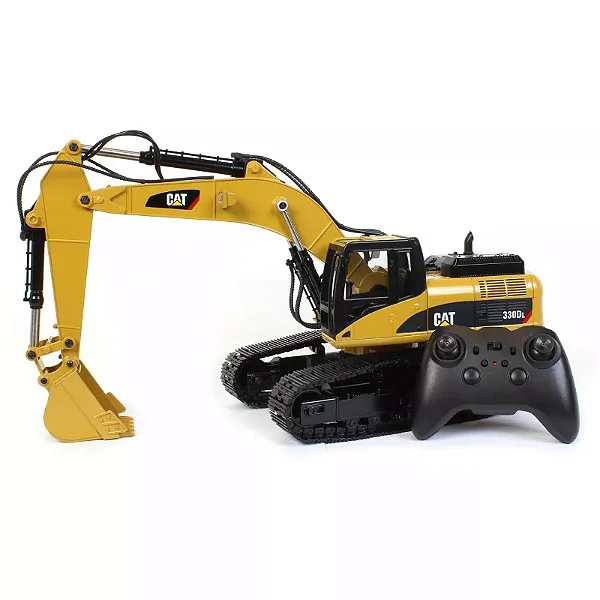 Escavadeira de Controle Remoto Caterpillar 330D L 2.4GHz | Diecast Masters