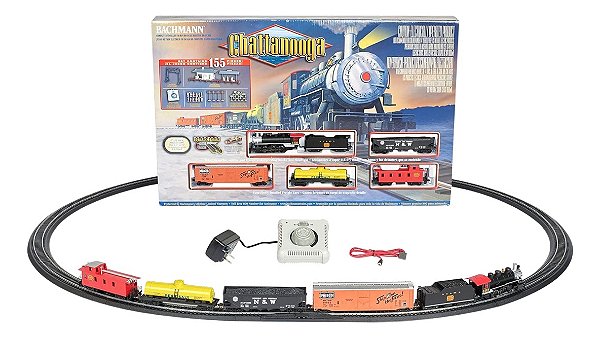 FERRORAMA COM TREM TRILHOS BACHMANN CHATTANOOGA 00626 1/87