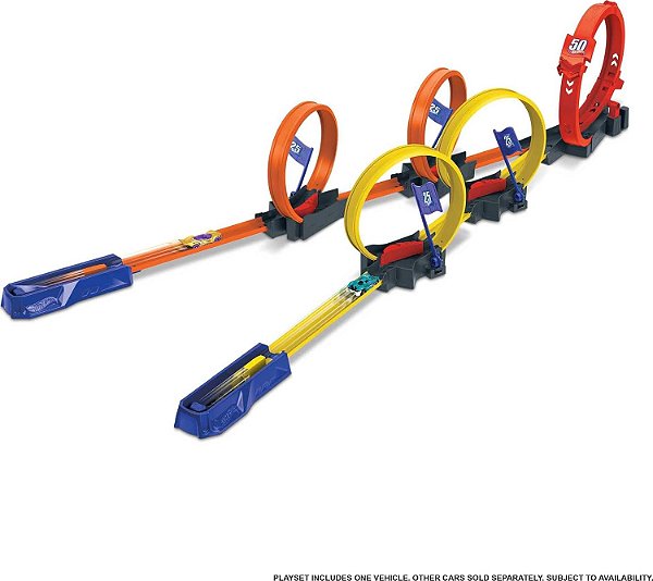 Pista Hot Wheels Lets Race Action Multi Loop Action Race Off