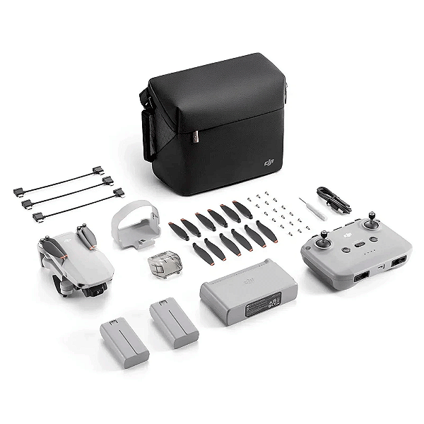 DJI Mini 4K Ultraleve <249g | Fly More Combo 3 Baterias | Estabilização 3 Eixos