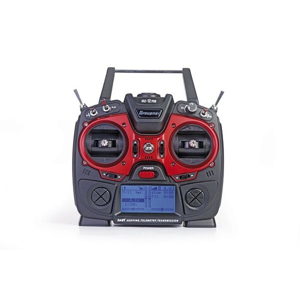 Rádio Para Aeromodelo Graupner mz-12 PRO 12CH 2.4GHz HoTT com Receptor Falcon 12