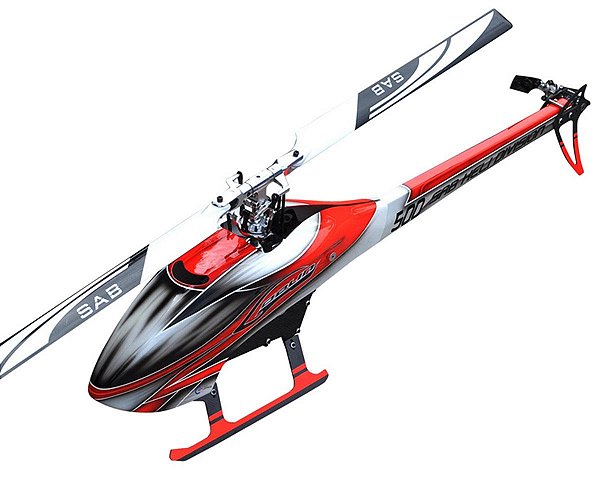 Helicóptero RC Controle Remoto Goblin 500 Flybarless Kit Red - SAB Heli Division SG500