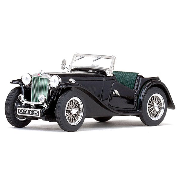 Miniatura MG TC Open Preto Vitesse 1/43 - Clássico Britânico