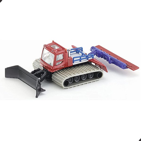 Miniatura Trator de Neve Kässbohrer Pistenbully Siku 1/87 Metal Diecast