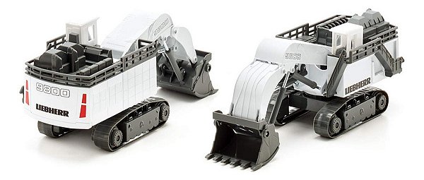 Miniatura Escavadeira De Mineração Liebherr R9800 Siku 1/87 Metal Diecast