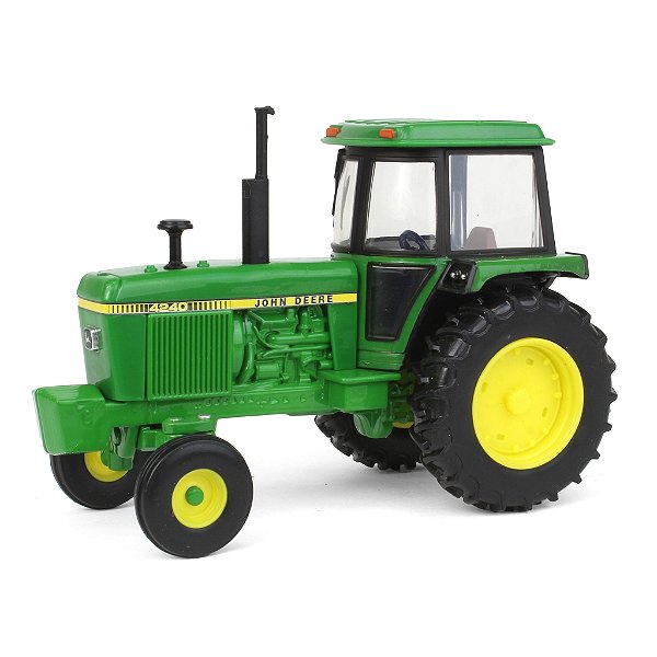 Miniatura Trator John Deere 4240 com Cabine 1:32 ERTL