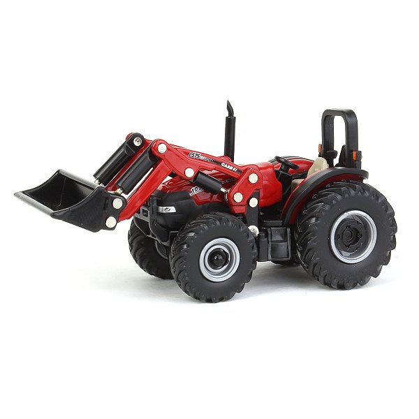 Miniatura Trator Agrícola Case IH Farmall 105A ERTL Escala 1/64 Metal Diecast