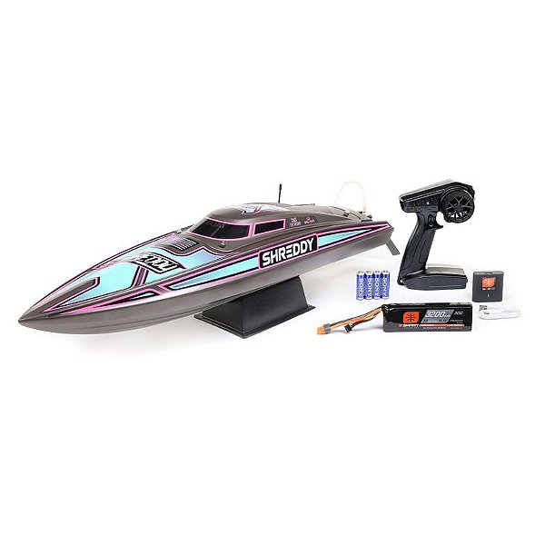 Lancha RC ProBoat Recoil 2 V2 26" Shreddy Brushless 55km/h+ com Auto-Desviramento