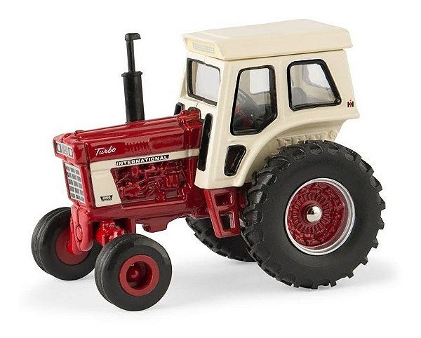 Miniatura Trator Agricola Case IH 1066 Farmall ERTL Escala 1/64 Metal Diecast