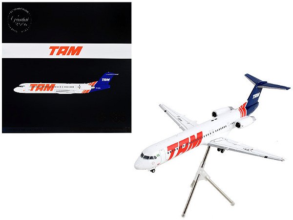Miniatur Avião GeminiJets TAM Linhas Aéreas Fokker 100 1:400