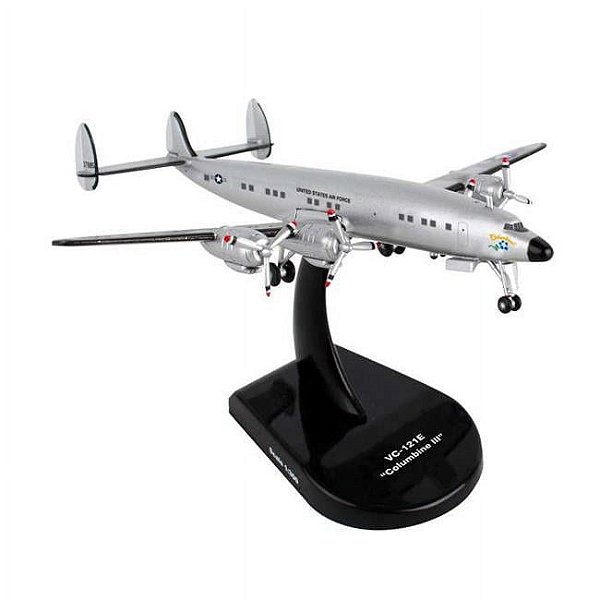 Miniatura Avião Presidencial VC-121E Lockheed Constellation Columbine III 1/300 Daron Postage Stamp