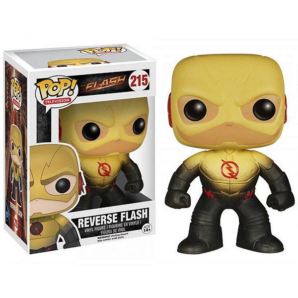 Funko Pop The Flash Reverse Flash #215 Pop! Heroes Vinyl 9,5 cm Colecionável