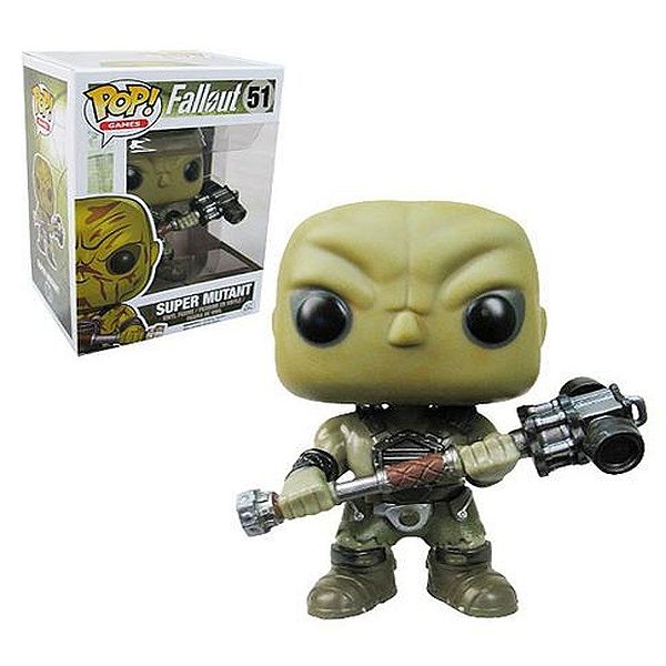 Funko Pop Fallout Super Mutant #51 Pop! Games Vinyl 9,5 cm Colecionável