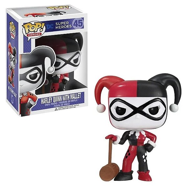 Funko Pop Heroes With Mallet #45 Pop! Tv Vinyl 9,5 Cm Colecionável Vinil 9,5 cm Oficial Funko