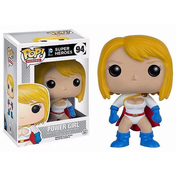 Funko Pop Heroes Power Girl #94 Pop! TV Vinyl 9,5 cm Colecionável