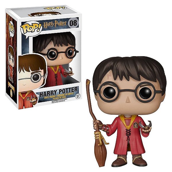 Funko Pop Harry Potter Harry Potter Quiddittch #08 Pop! TV Vinyl 9,5 cm Colecionável