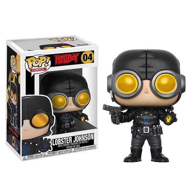 Funko Pop Hellboy Lobster Johnson #04 Pop! TV Vinyl 9,5 cm Colecionável